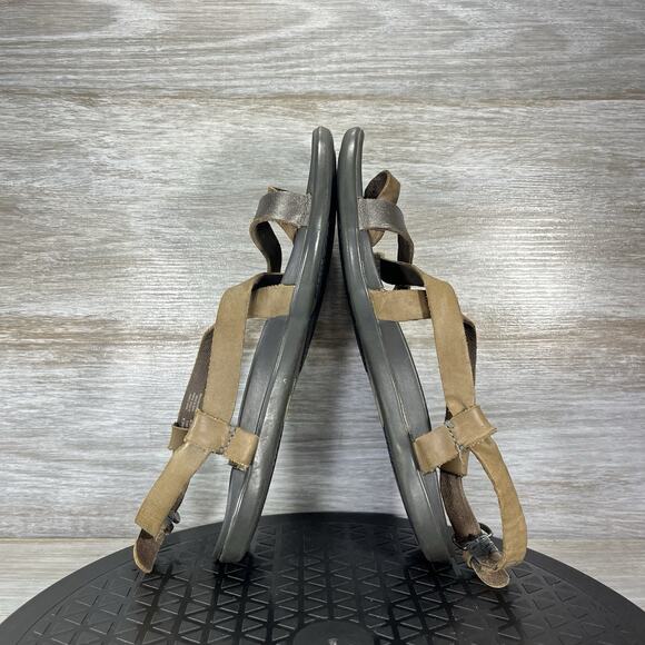 Olukai Women’s Upena Loop Toe Leather Strappy Sandals Size 8 - Picture 9 of 10